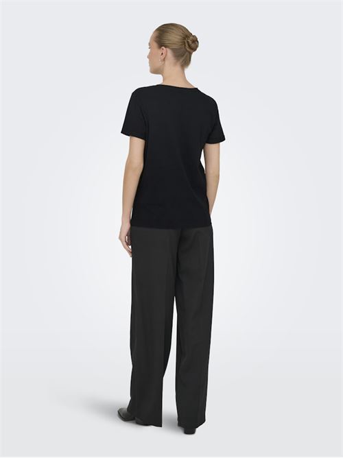  ONLY | 15366452/Black Heart barrados cherry